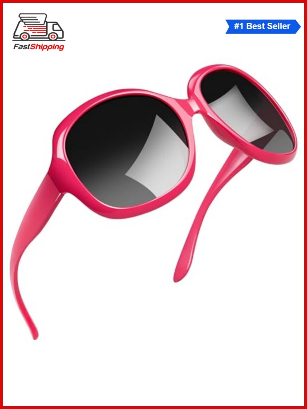 ✨Joopin Oversized Polarized Square Sunglasses UV400 Full Frame Wrap Around
